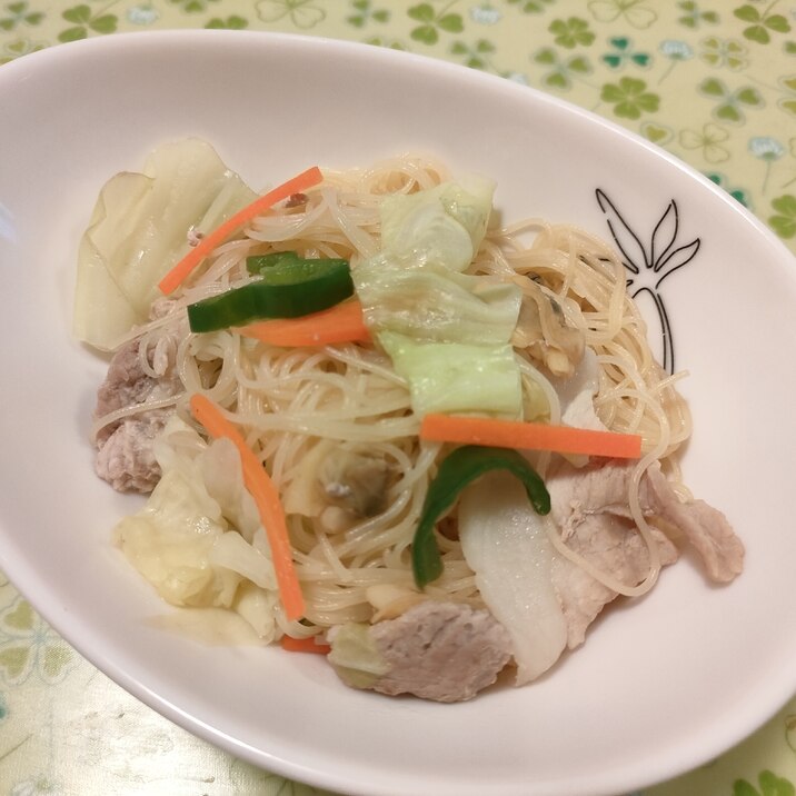 あさりの焼きビーフン